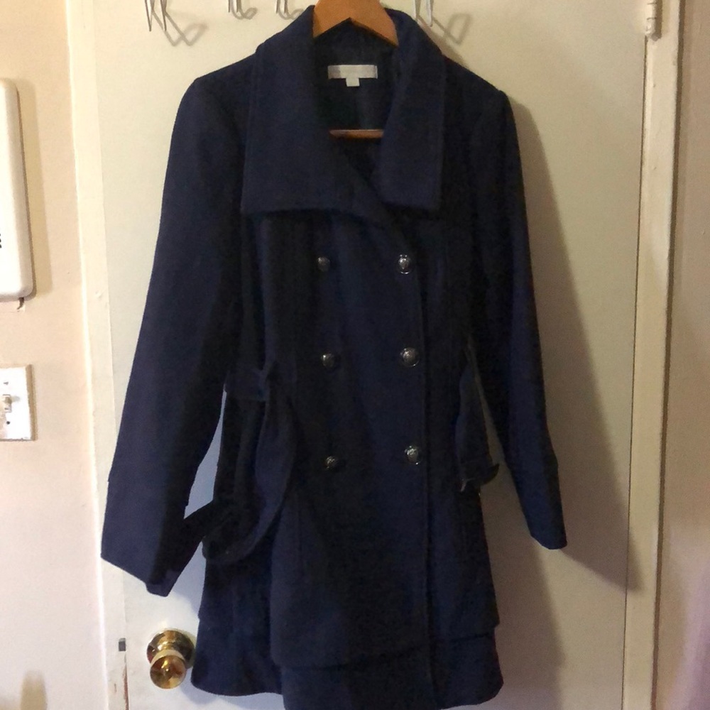 Navy Blue Coat From NY & Company
